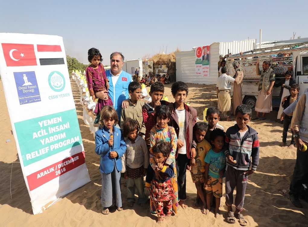 Deniz Feneri'nden, Yemen'e insani yardım